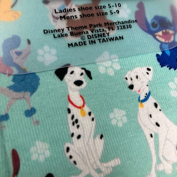 Disney Parks Socks Adult Dogs Characters Dalmatian Stitch Doug Dodger Size 5-9 - Picture 4 of 6